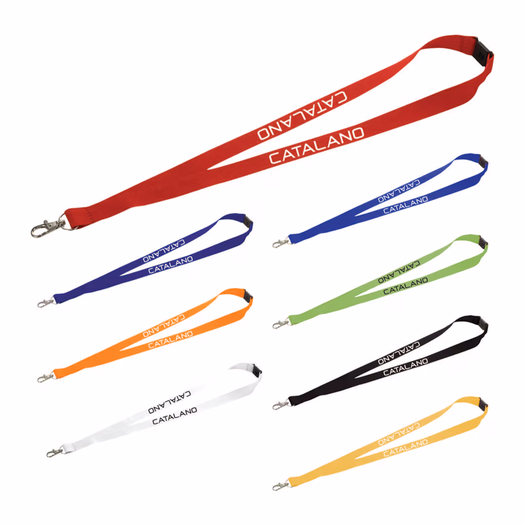 branded lanyards in various colour options