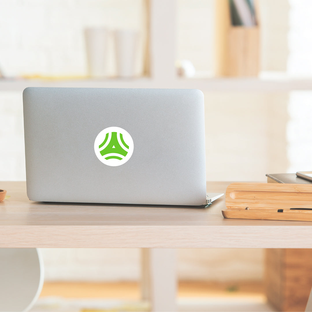 Rouns Computer Sticker Eco Laptop Sticker Individual Circle 2.25 Inch | Ethical…